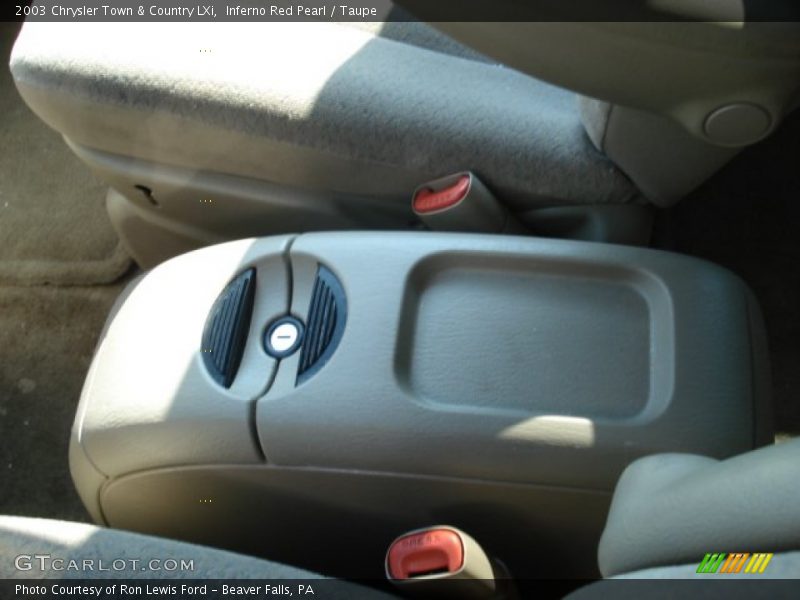 Inferno Red Pearl / Taupe 2003 Chrysler Town & Country LXi