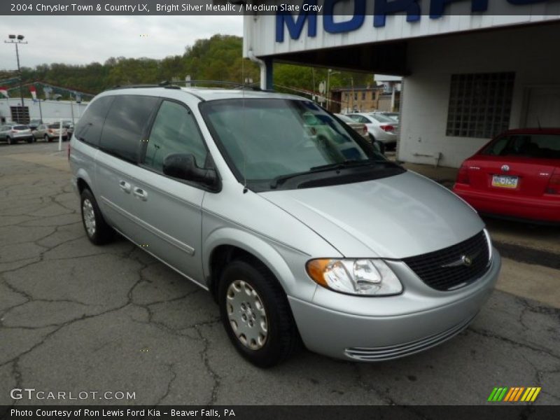 Bright Silver Metallic / Medium Slate Gray 2004 Chrysler Town & Country LX