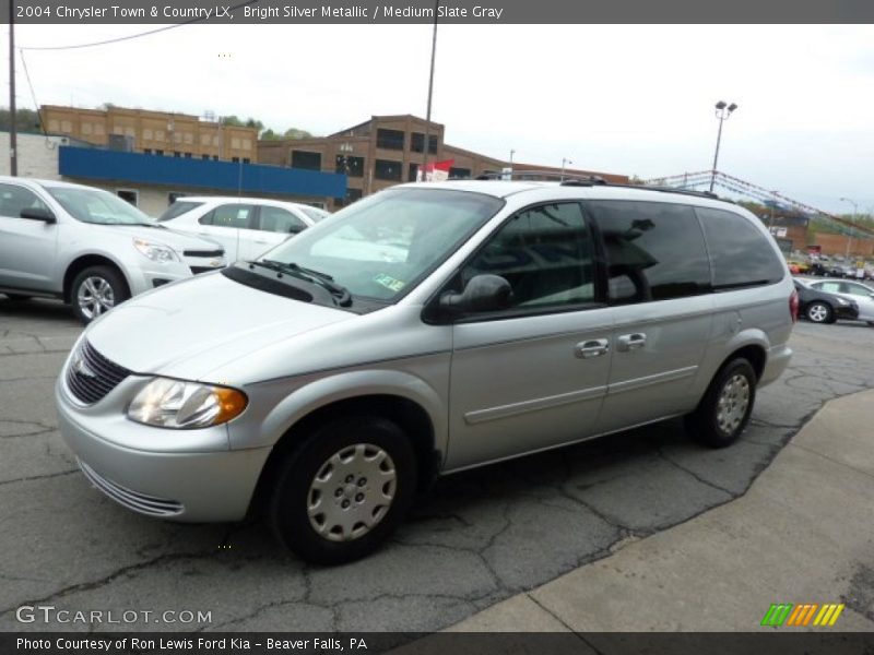 Bright Silver Metallic / Medium Slate Gray 2004 Chrysler Town & Country LX