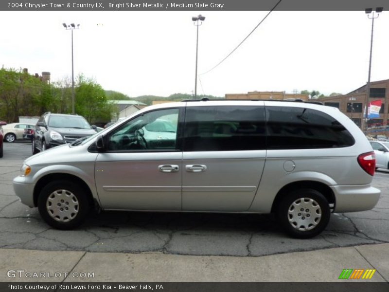 Bright Silver Metallic / Medium Slate Gray 2004 Chrysler Town & Country LX