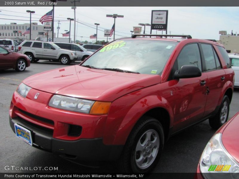 Red / Gray 2003 Saturn VUE