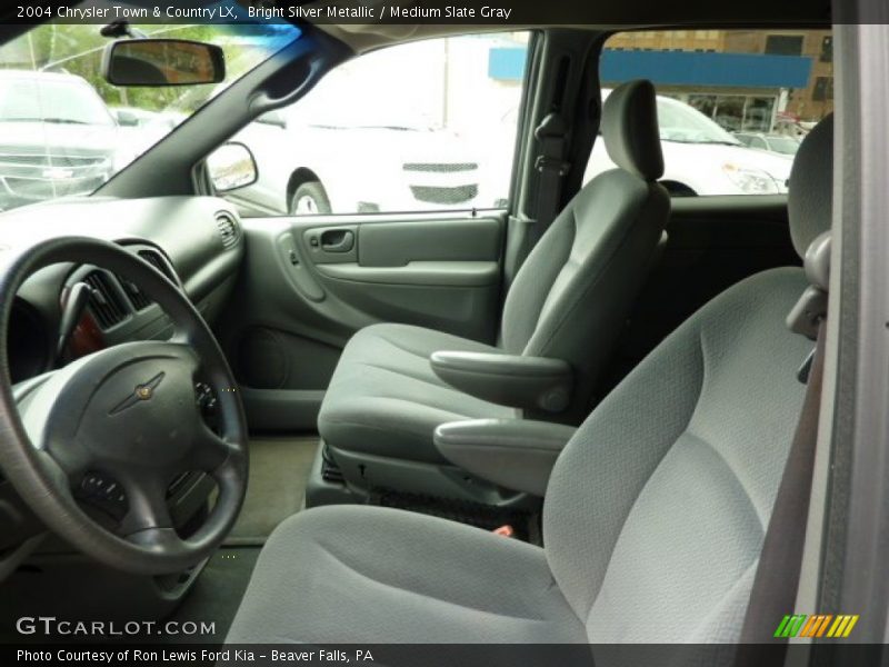 Bright Silver Metallic / Medium Slate Gray 2004 Chrysler Town & Country LX