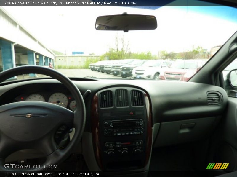 Bright Silver Metallic / Medium Slate Gray 2004 Chrysler Town & Country LX