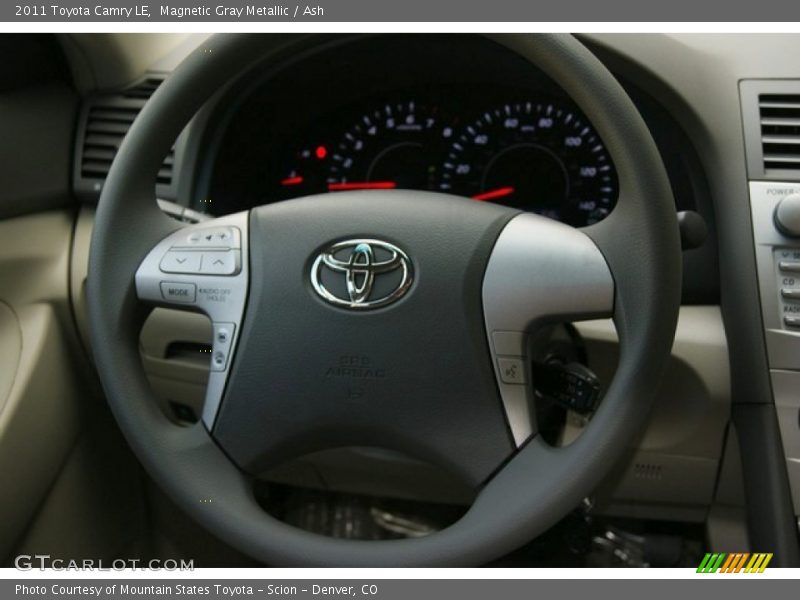 Magnetic Gray Metallic / Ash 2011 Toyota Camry LE