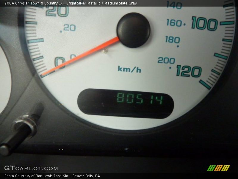 Bright Silver Metallic / Medium Slate Gray 2004 Chrysler Town & Country LX