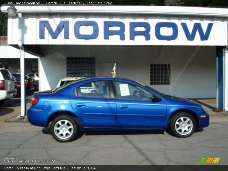 Electric Blue Pearlcoat / Dark Slate Gray 2005 Dodge Neon SXT