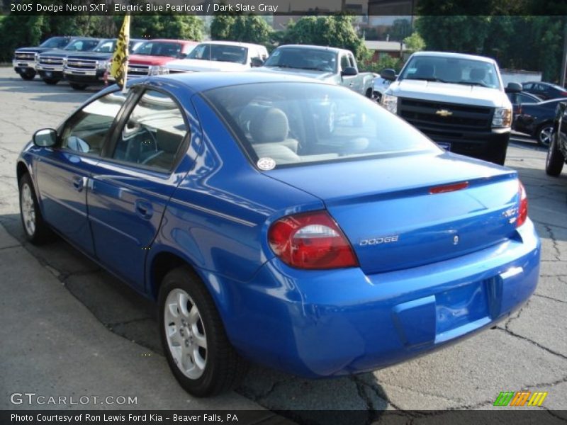 Electric Blue Pearlcoat / Dark Slate Gray 2005 Dodge Neon SXT