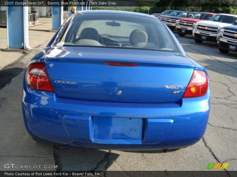 Electric Blue Pearlcoat / Dark Slate Gray 2005 Dodge Neon SXT