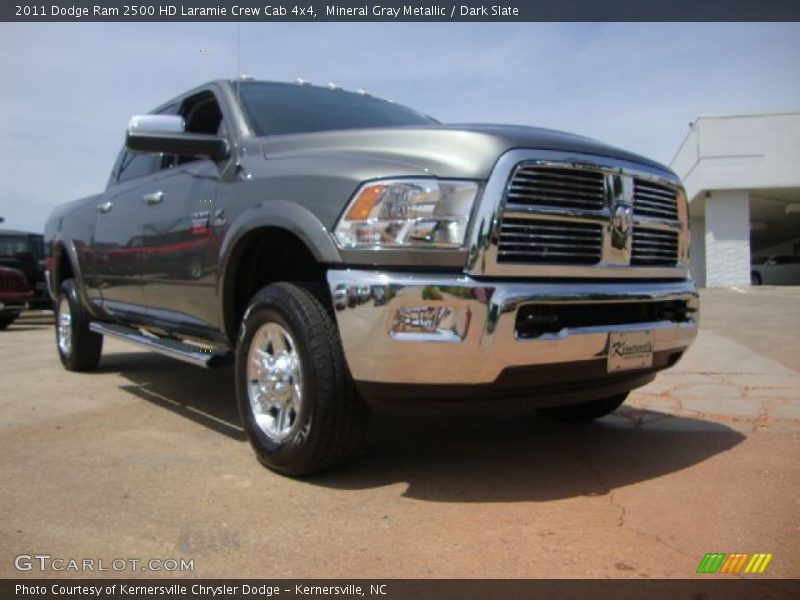 Mineral Gray Metallic / Dark Slate 2011 Dodge Ram 2500 HD Laramie Crew Cab 4x4