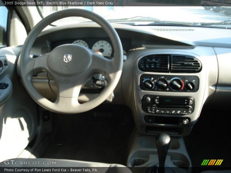 Electric Blue Pearlcoat / Dark Slate Gray 2005 Dodge Neon SXT