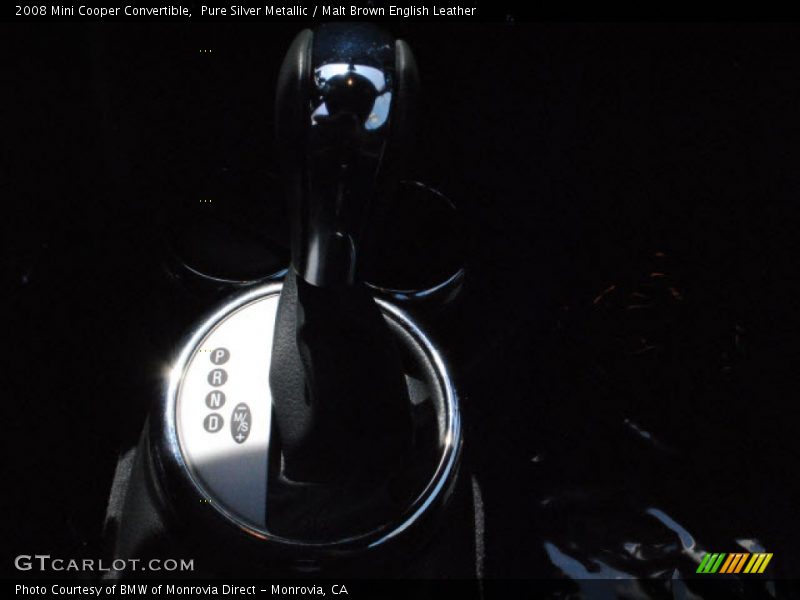 Pure Silver Metallic / Malt Brown English Leather 2008 Mini Cooper Convertible