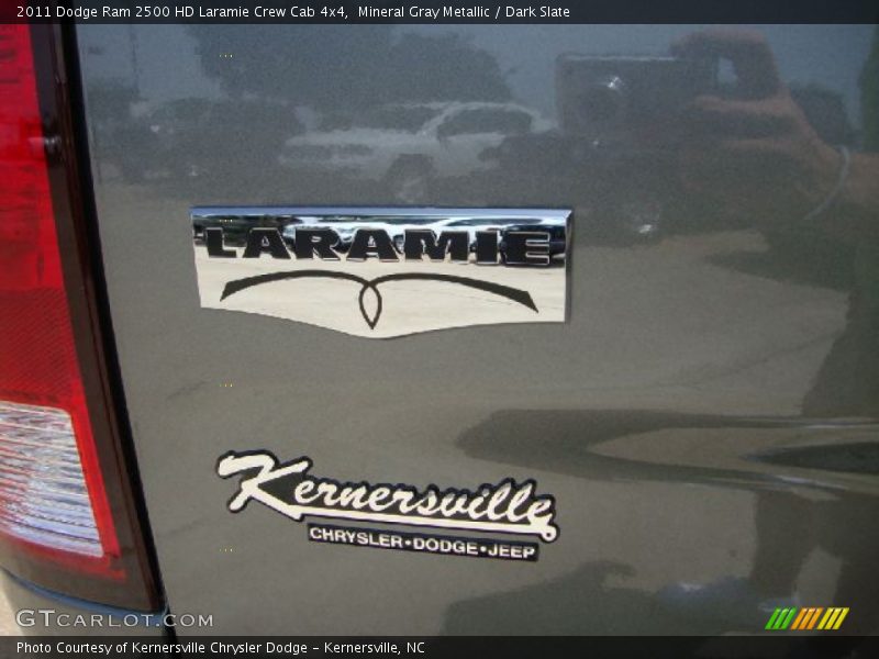 Mineral Gray Metallic / Dark Slate 2011 Dodge Ram 2500 HD Laramie Crew Cab 4x4