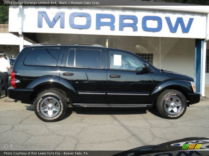 Black / Medium Slate Gray 2004 Dodge Durango Limited 4x4