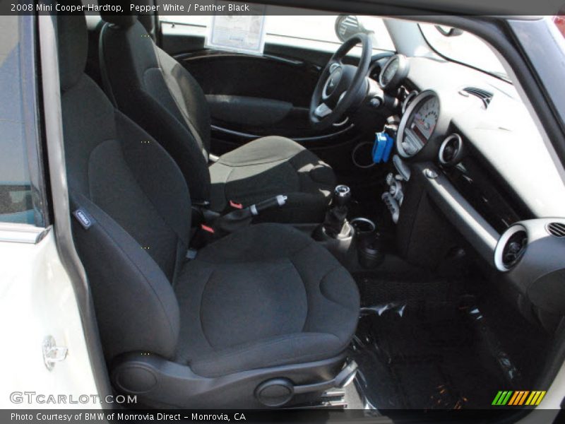 Pepper White / Panther Black 2008 Mini Cooper Hardtop