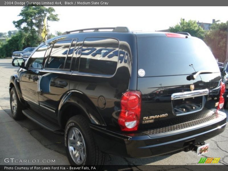 Black / Medium Slate Gray 2004 Dodge Durango Limited 4x4