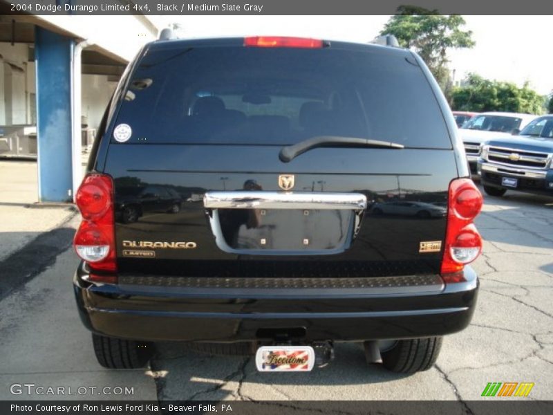 Black / Medium Slate Gray 2004 Dodge Durango Limited 4x4