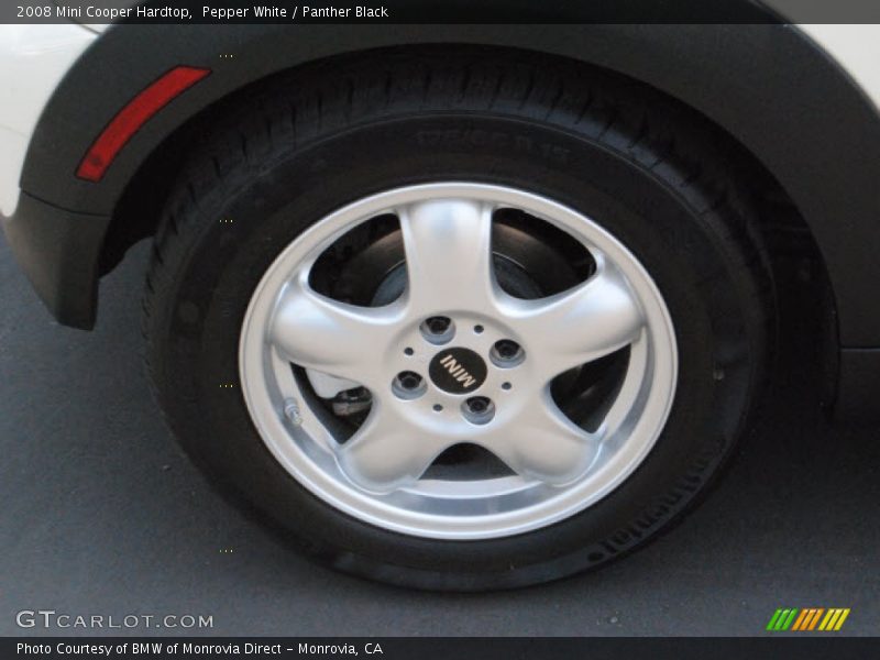 Pepper White / Panther Black 2008 Mini Cooper Hardtop