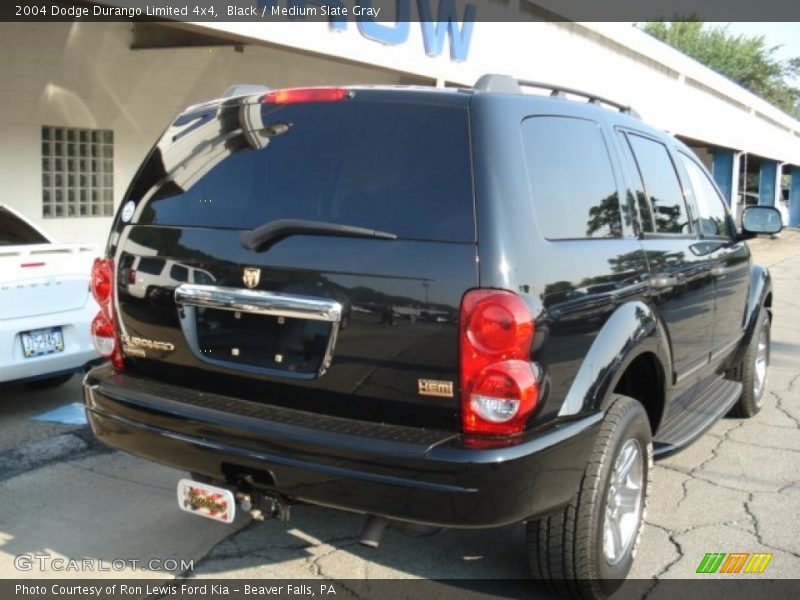 Black / Medium Slate Gray 2004 Dodge Durango Limited 4x4