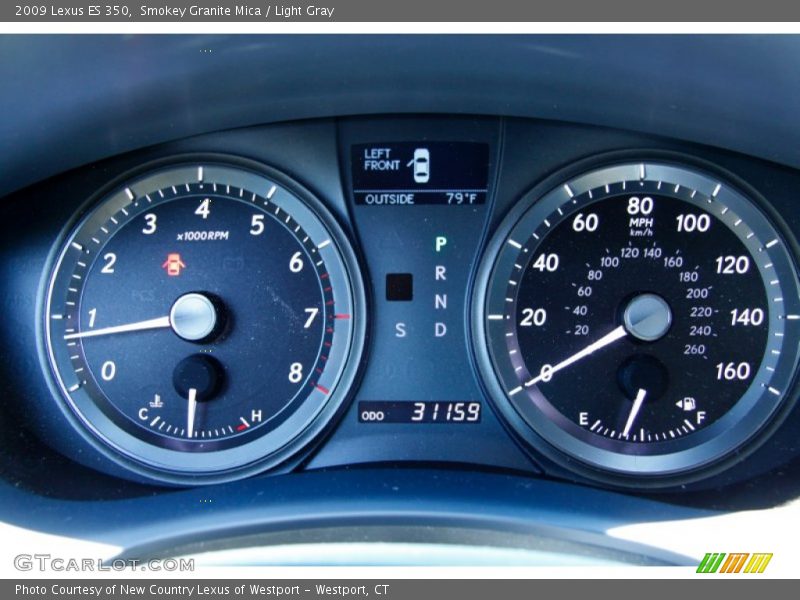 Smokey Granite Mica / Light Gray 2009 Lexus ES 350