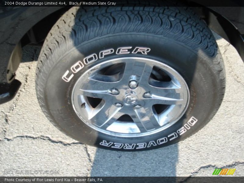 Black / Medium Slate Gray 2004 Dodge Durango Limited 4x4