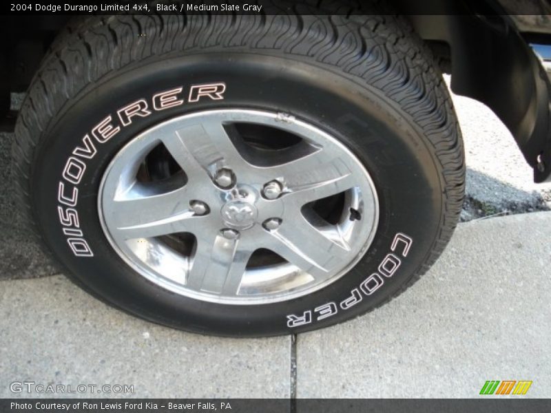 Black / Medium Slate Gray 2004 Dodge Durango Limited 4x4