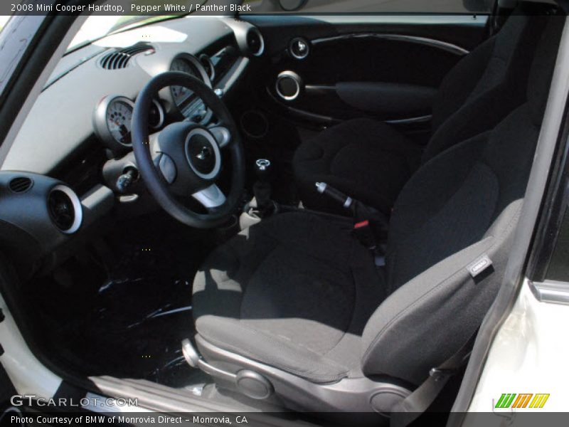 Pepper White / Panther Black 2008 Mini Cooper Hardtop