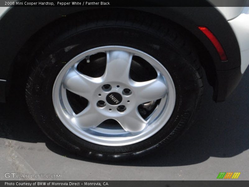 Pepper White / Panther Black 2008 Mini Cooper Hardtop