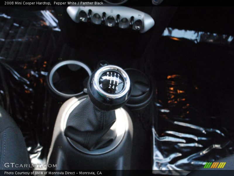 Pepper White / Panther Black 2008 Mini Cooper Hardtop