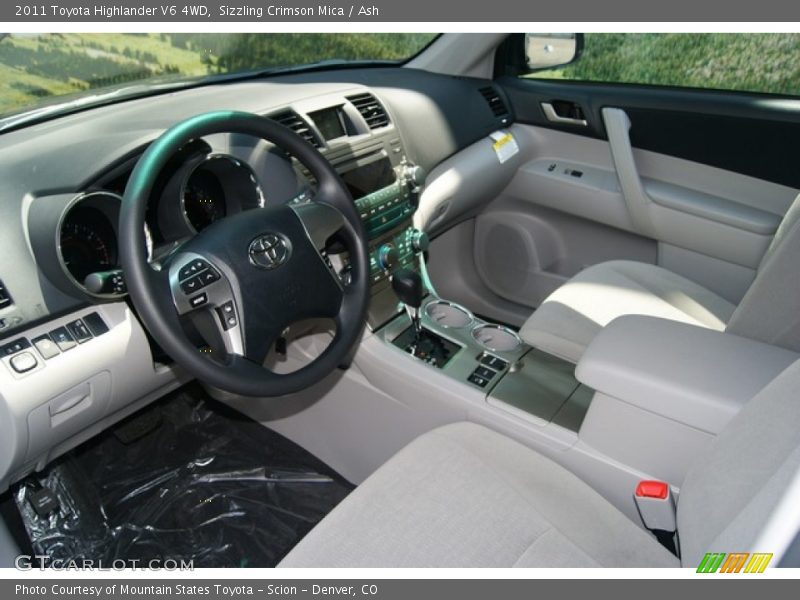 Sizzling Crimson Mica / Ash 2011 Toyota Highlander V6 4WD
