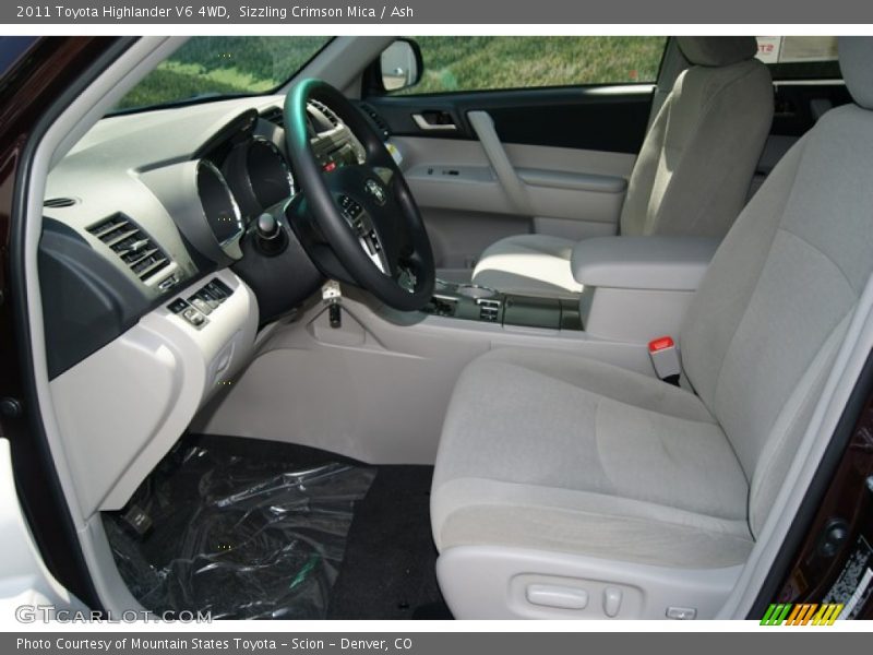Sizzling Crimson Mica / Ash 2011 Toyota Highlander V6 4WD