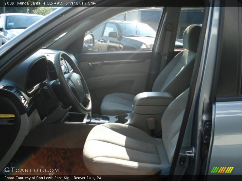 Silver Blue / Gray 2009 Hyundai Santa Fe GLS 4WD