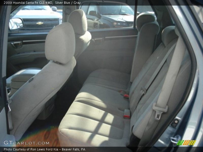 Silver Blue / Gray 2009 Hyundai Santa Fe GLS 4WD