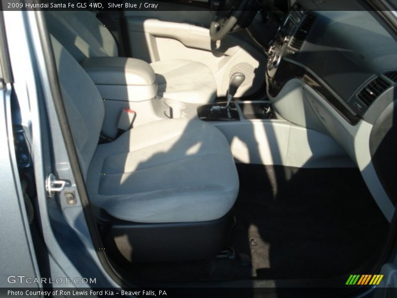 Silver Blue / Gray 2009 Hyundai Santa Fe GLS 4WD