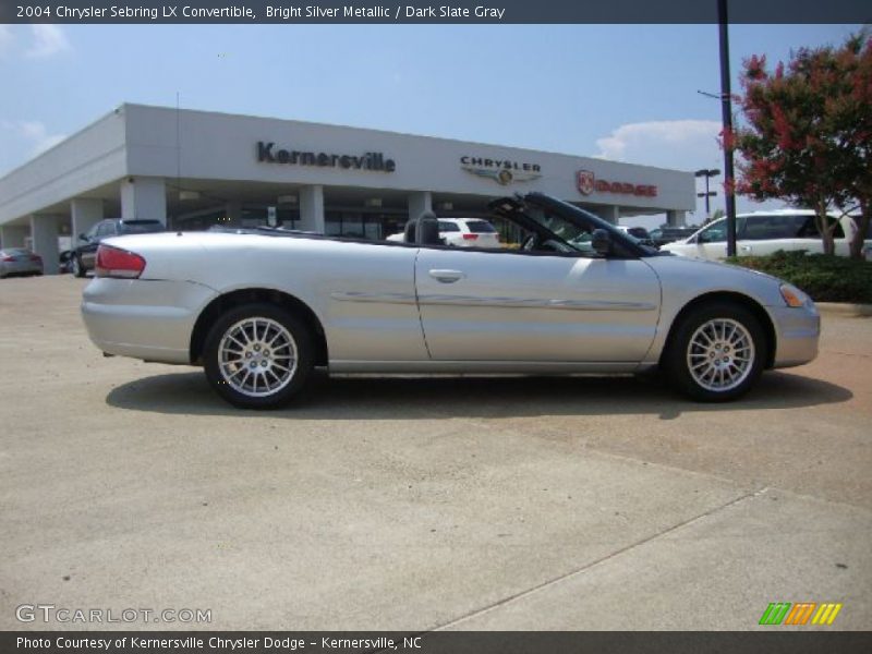 Bright Silver Metallic / Dark Slate Gray 2004 Chrysler Sebring LX Convertible