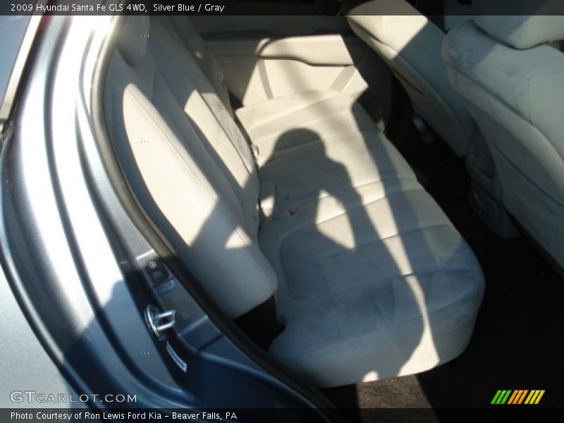 Silver Blue / Gray 2009 Hyundai Santa Fe GLS 4WD