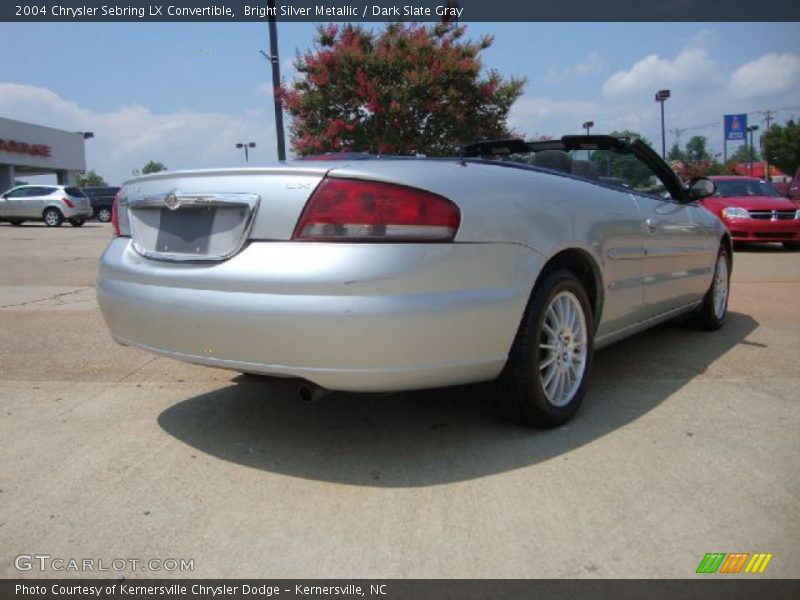 Bright Silver Metallic / Dark Slate Gray 2004 Chrysler Sebring LX Convertible
