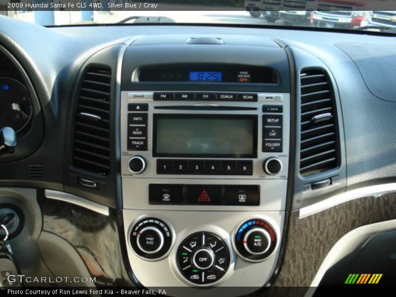 Silver Blue / Gray 2009 Hyundai Santa Fe GLS 4WD