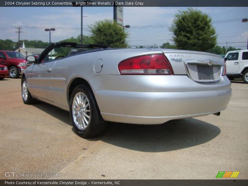 Bright Silver Metallic / Dark Slate Gray 2004 Chrysler Sebring LX Convertible