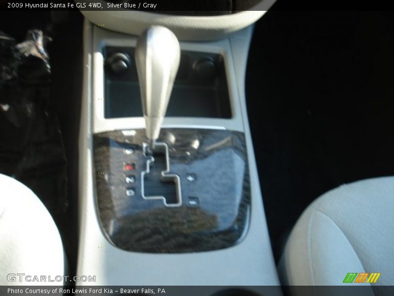 Silver Blue / Gray 2009 Hyundai Santa Fe GLS 4WD