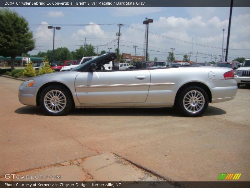 Bright Silver Metallic / Dark Slate Gray 2004 Chrysler Sebring LX Convertible