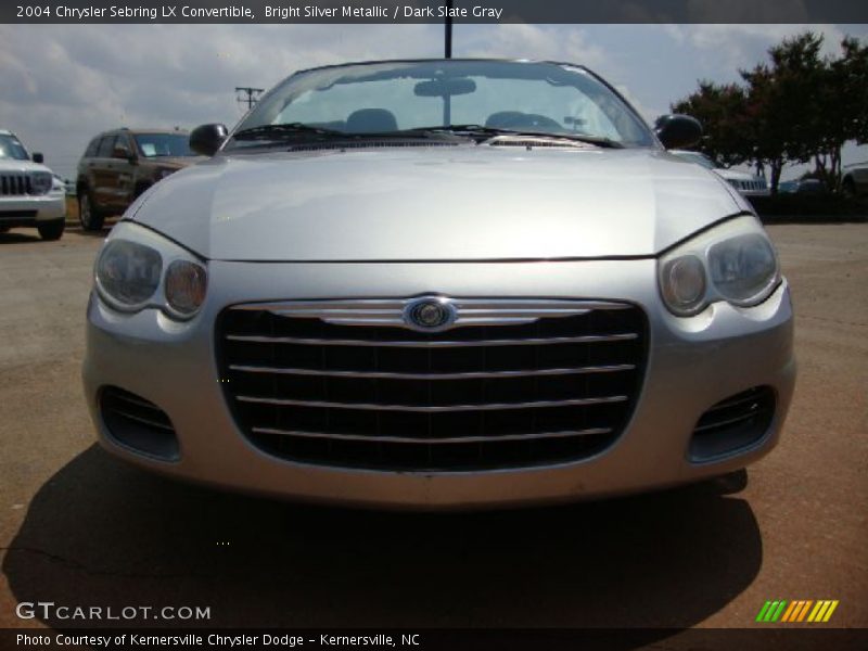 Bright Silver Metallic / Dark Slate Gray 2004 Chrysler Sebring LX Convertible