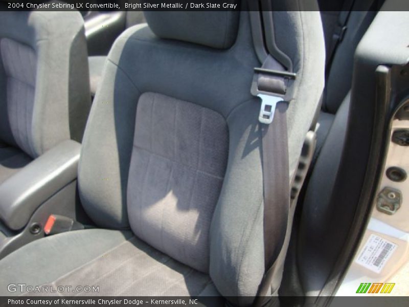 Bright Silver Metallic / Dark Slate Gray 2004 Chrysler Sebring LX Convertible