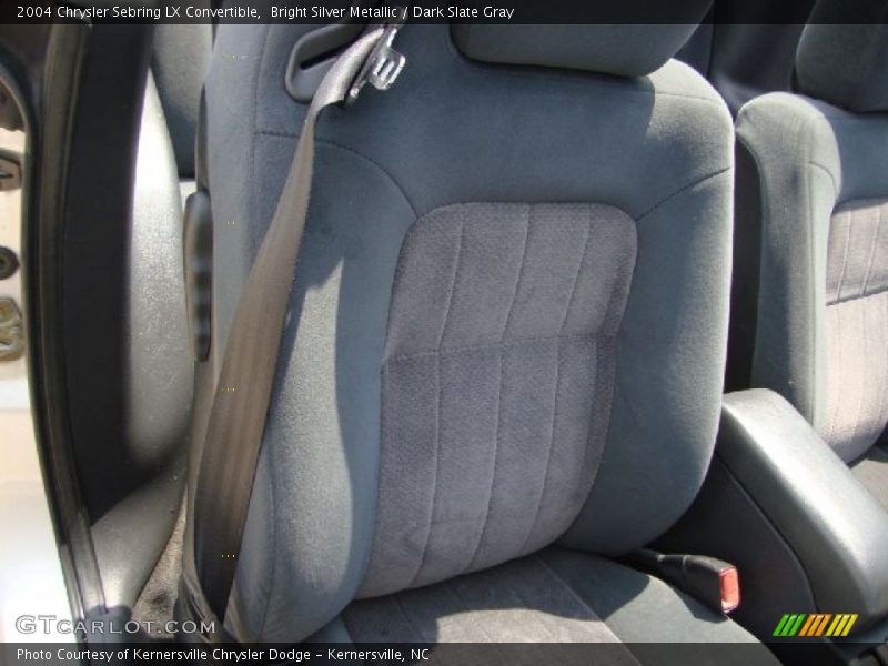 Bright Silver Metallic / Dark Slate Gray 2004 Chrysler Sebring LX Convertible