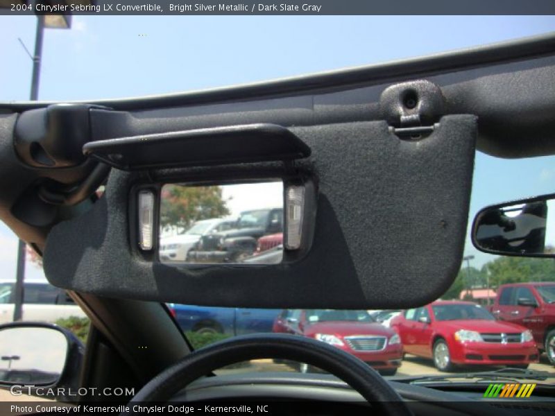 Bright Silver Metallic / Dark Slate Gray 2004 Chrysler Sebring LX Convertible