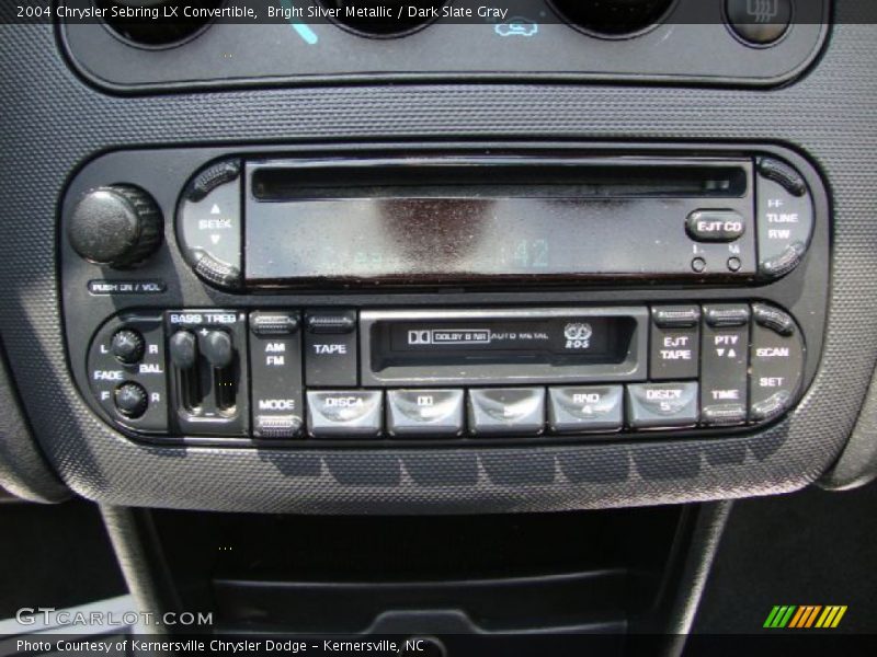 Controls of 2004 Sebring LX Convertible