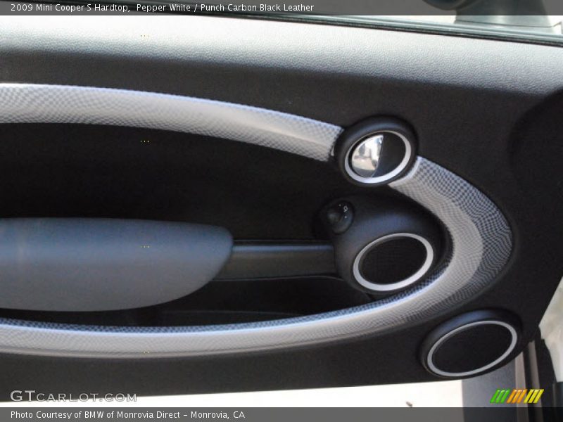 Pepper White / Punch Carbon Black Leather 2009 Mini Cooper S Hardtop