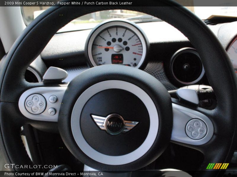 Pepper White / Punch Carbon Black Leather 2009 Mini Cooper S Hardtop