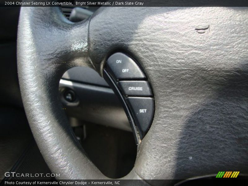 Bright Silver Metallic / Dark Slate Gray 2004 Chrysler Sebring LX Convertible