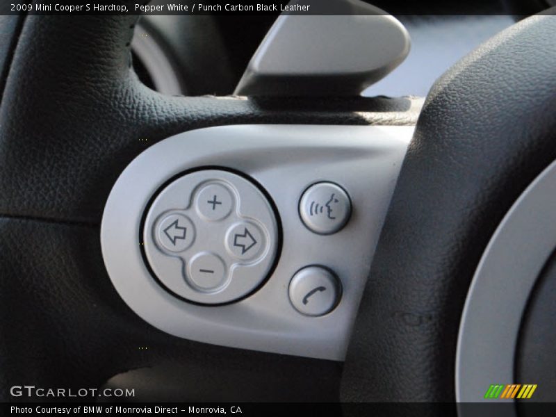 Pepper White / Punch Carbon Black Leather 2009 Mini Cooper S Hardtop