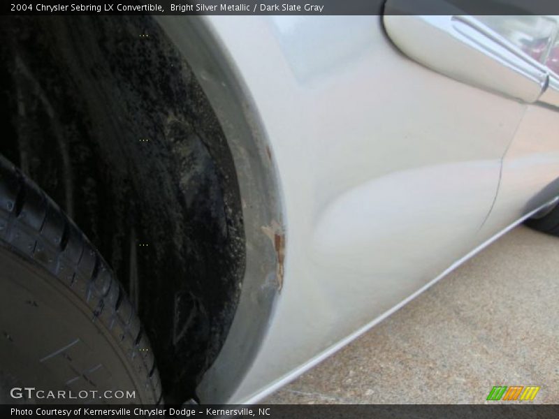 Bright Silver Metallic / Dark Slate Gray 2004 Chrysler Sebring LX Convertible
